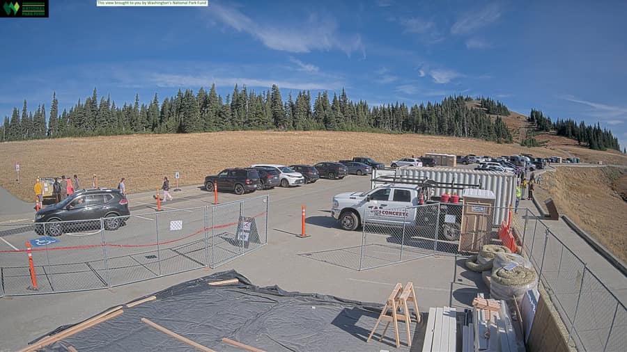 Hurricane Ridge: parking lot