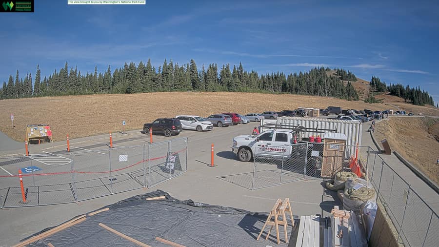 Hurricane Ridge: parking lot