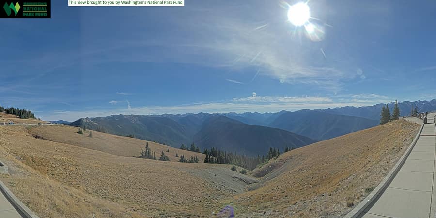Hurricane Ridge: looking south