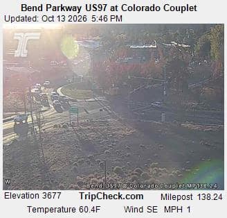 Bend Parkway US97 at Colorado Couplet
