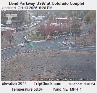 Bend Parkway US97 at Colorado Couplet