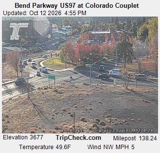 Bend Parkway US97 at Colorado Couplet