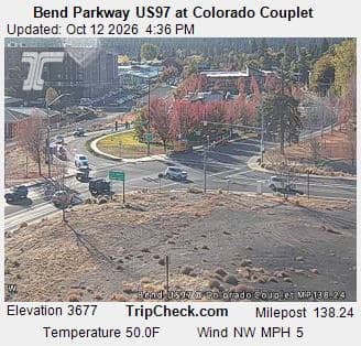 Bend Parkway US97 at Colorado Couplet