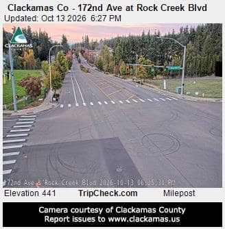 Clackamas Co - 172nd Ave at Rock Creek Blvd