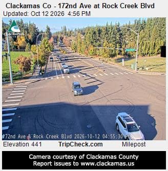Clackamas Co - 172nd Ave at Rock Creek Blvd