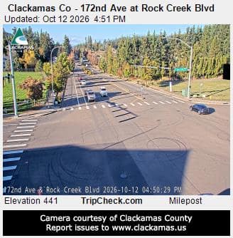Clackamas Co - 172nd Ave at Rock Creek Blvd