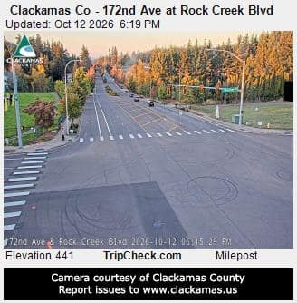 Clackamas Co - 172nd Ave at Rock Creek Blvd