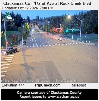 Clackamas Co - 172nd Ave at Rock Creek Blvd