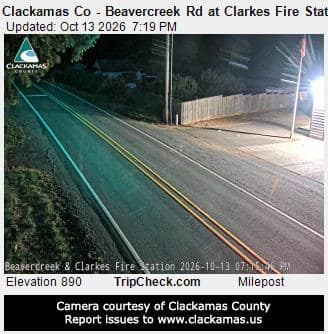 Clackamas Co - Beavercreek Rd at Clarkes Fire Station
