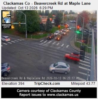 Clackamas Co - Beavercreek Rd at Maple Lane