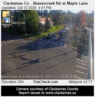 Clackamas Co - Beavercreek Rd at Maple Lane