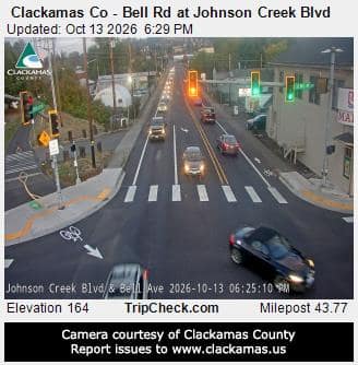 Clackamas Co - Bell Rd at Johnson Creek Blvd