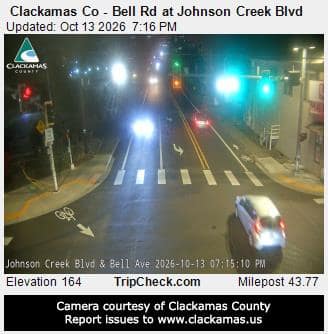 Clackamas Co - Bell Rd at Johnson Creek Blvd