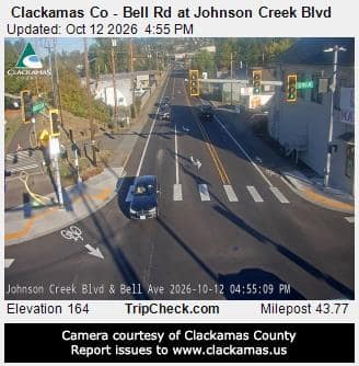 Clackamas Co - Bell Rd at Johnson Creek Blvd