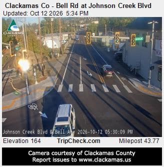 Clackamas Co - Bell Rd at Johnson Creek Blvd