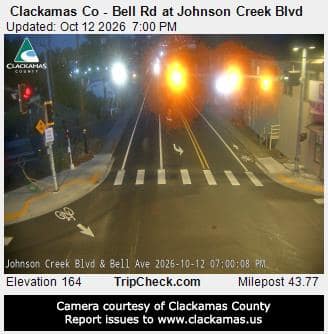 Clackamas Co - Bell Rd at Johnson Creek Blvd