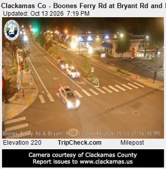 Clackamas Co - Boones Ferry Rd at Bryant Rd and Firwood Rd