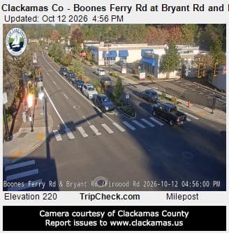 Clackamas Co - Boones Ferry Rd at Bryant Rd and Firwood Rd