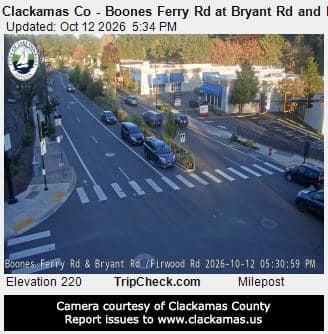 Clackamas Co - Boones Ferry Rd at Bryant Rd and Firwood Rd