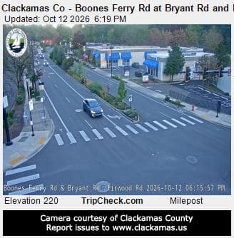 Clackamas Co - Boones Ferry Rd at Bryant Rd and Firwood Rd