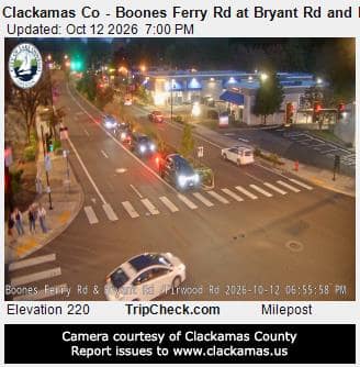 Clackamas Co - Boones Ferry Rd at Bryant Rd and Firwood Rd