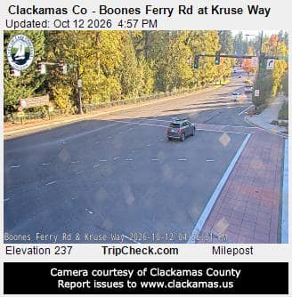 Clackamas Co - Boones Ferry Rd at Kruse Way