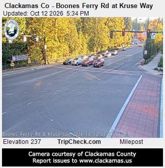 Clackamas Co - Boones Ferry Rd at Kruse Way
