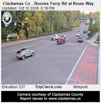 Clackamas Co - Boones Ferry Rd at Kruse Way