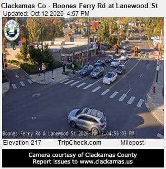 Clackamas Co - Boones Ferry Rd at Lanewood St