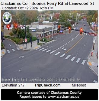 Clackamas Co - Boones Ferry Rd at Lanewood St
