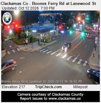 Clackamas Co - Boones Ferry Rd at Lanewood St
