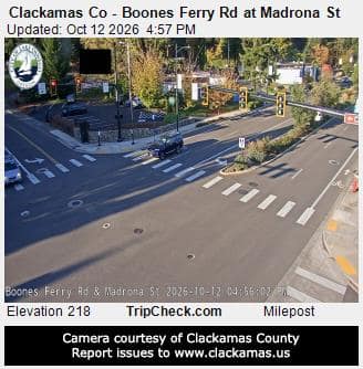 Clackamas Co - Boones Ferry Rd at Madrona St