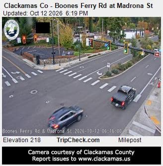 Clackamas Co - Boones Ferry Rd at Madrona St