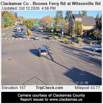 Clackamas Co - Boones Ferry Rd at Wilsonville Rd