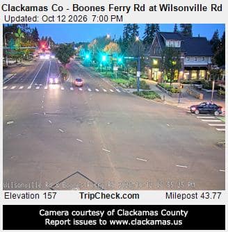 Clackamas Co - Boones Ferry Rd at Wilsonville Rd