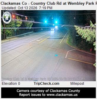 Clackamas Co - Country Club Rd at Wembley Park Rd