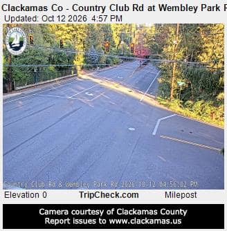 Clackamas Co - Country Club Rd at Wembley Park Rd