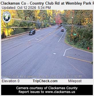 Clackamas Co - Country Club Rd at Wembley Park Rd