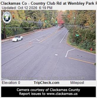 Clackamas Co - Country Club Rd at Wembley Park Rd