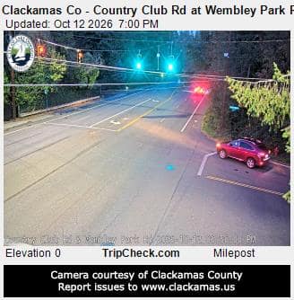 Clackamas Co - Country Club Rd at Wembley Park Rd