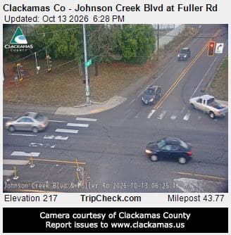 Clackamas Co - Johnson Creek Blvd at Fuller Rd