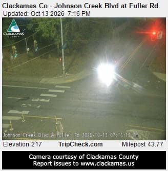 Clackamas Co - Johnson Creek Blvd at Fuller Rd