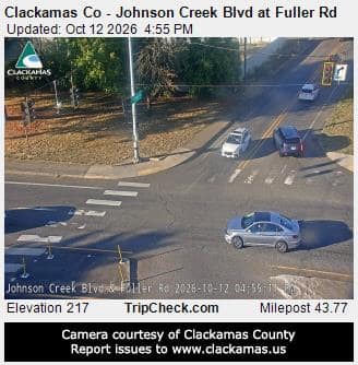 Clackamas Co - Johnson Creek Blvd at Fuller Rd