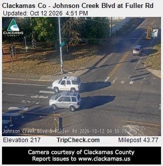 Clackamas Co - Johnson Creek Blvd at Fuller Rd