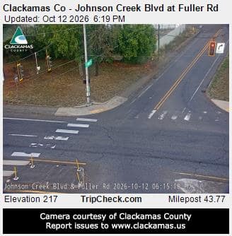 Clackamas Co - Johnson Creek Blvd at Fuller Rd