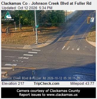 Clackamas Co - Johnson Creek Blvd at Fuller Rd