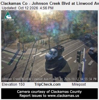 Clackamas Co - Johnson Creek Blvd at Linwood Ave and Flavel Dr