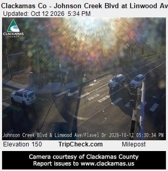 Clackamas Co - Johnson Creek Blvd at Linwood Ave and Flavel Dr