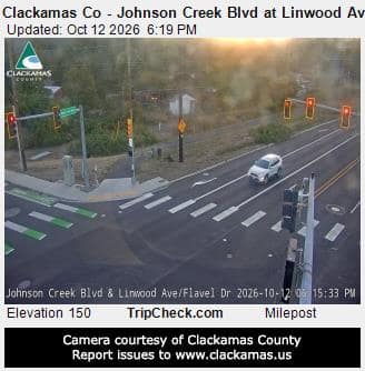 Clackamas Co - Johnson Creek Blvd at Linwood Ave and Flavel Dr