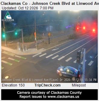 Clackamas Co - Johnson Creek Blvd at Linwood Ave and Flavel Dr